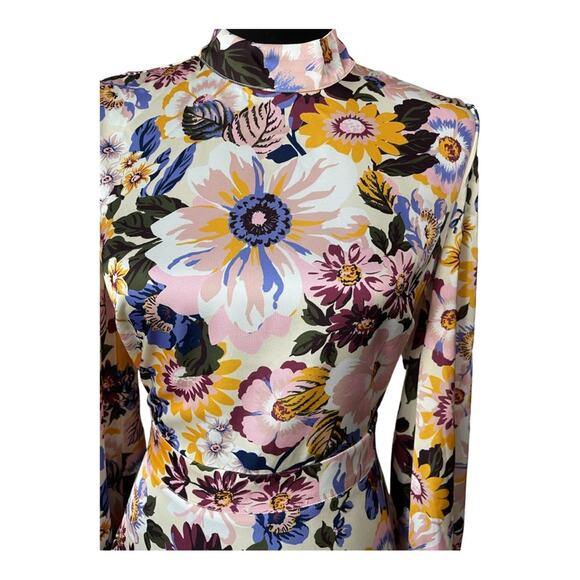 Summer Ayesha Curry Collab~ Fall x Just Fab Floral Shift Dress! Small~Sold Out - Picture 7 of 8